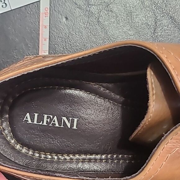 Alfani Men’s Greg 8046 Brown Leather Derbys 9.5 Modern Corporate Luxe main image 12